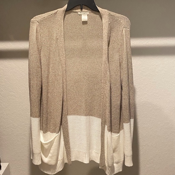 COTTON EMPORIUM (Stitch Fix) Valerie Texture Two Picket Cardigan, Sz L - Picture 2 of 5